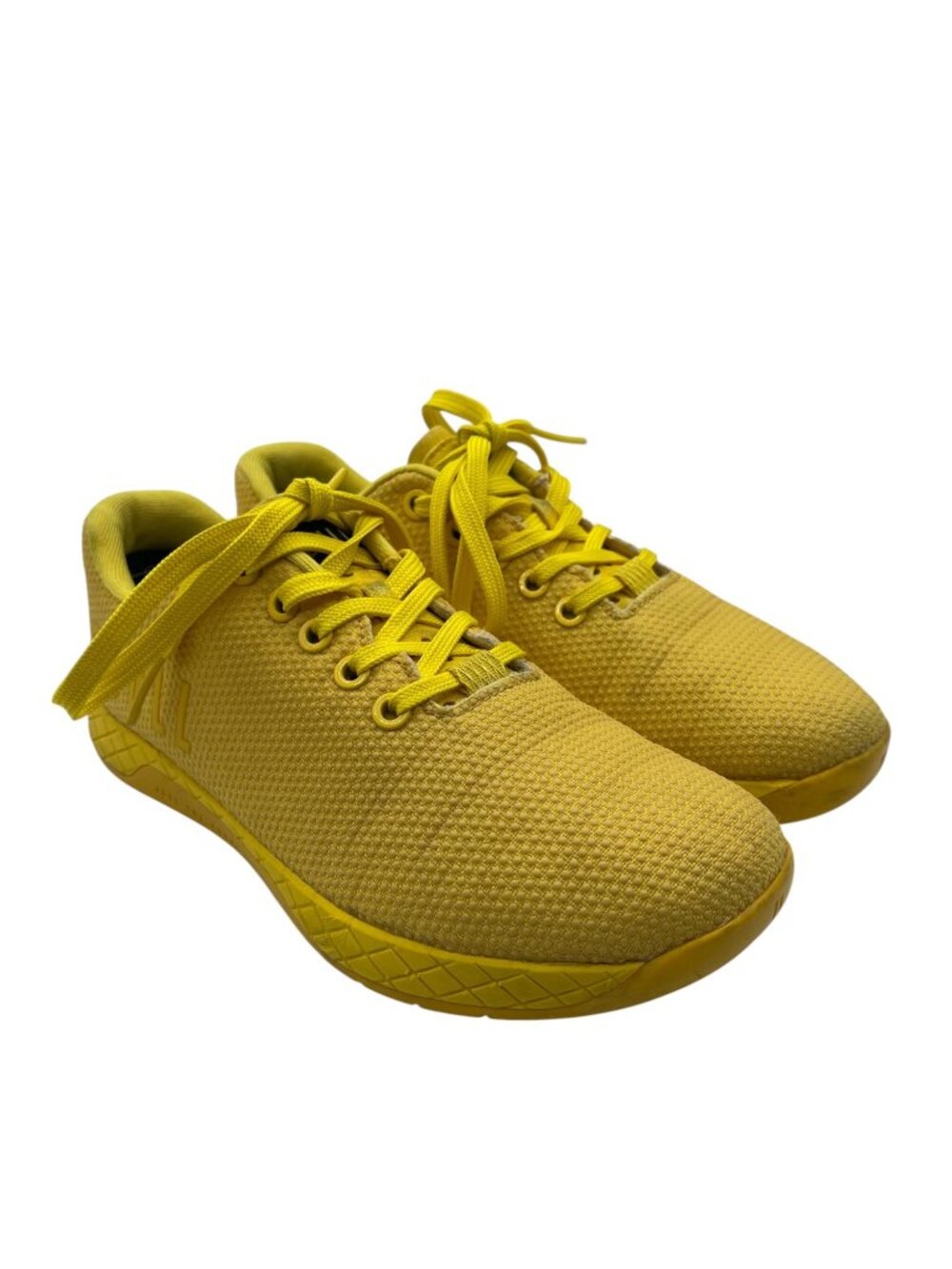 Nobull Lemon Drop Training Shoes Lace up Low Workout Athletic Yellow M/5 W/6.5 - Picture 2 of 6